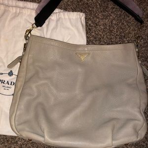 Prada hobo bag gray